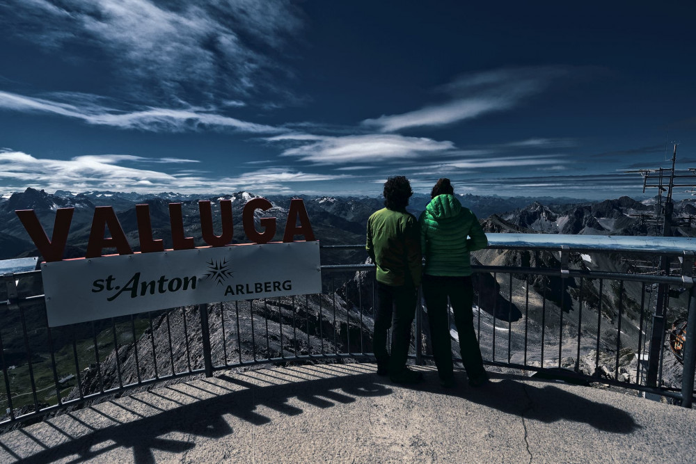 On the top of Valluga