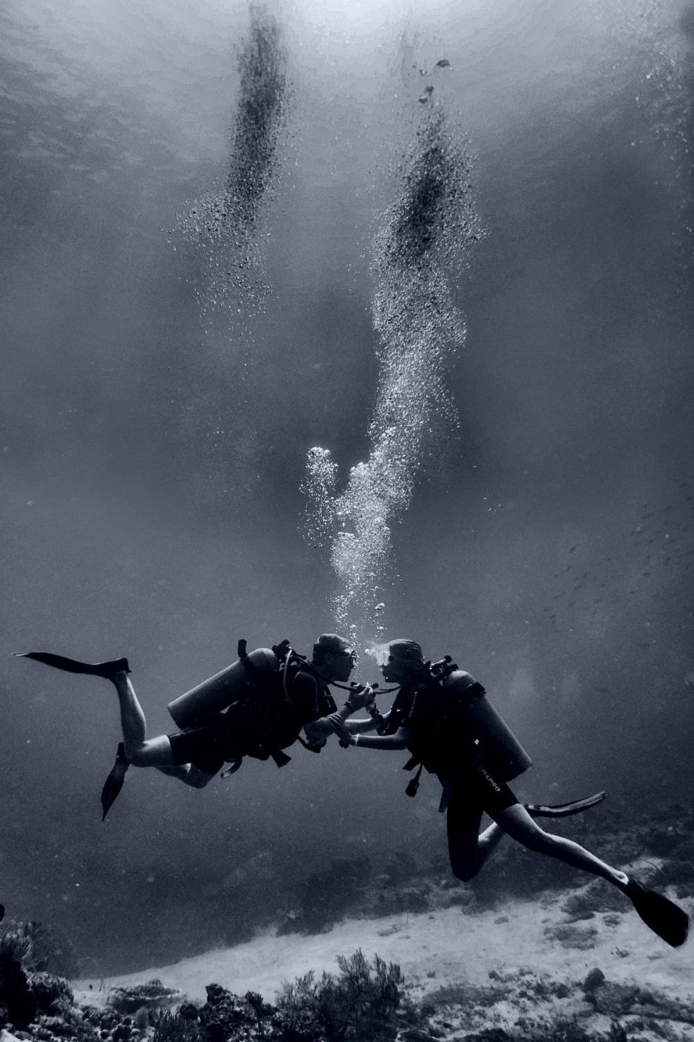 The moment before the kiss