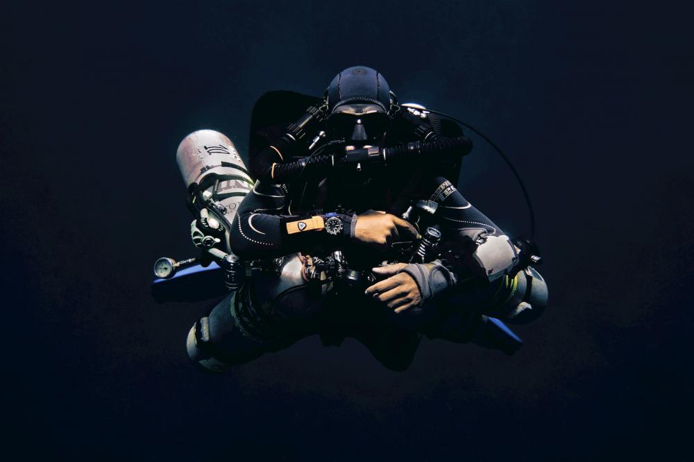 Technical Diver Dani from Trawangan Dive Centre with JJ-CCR Rebreather