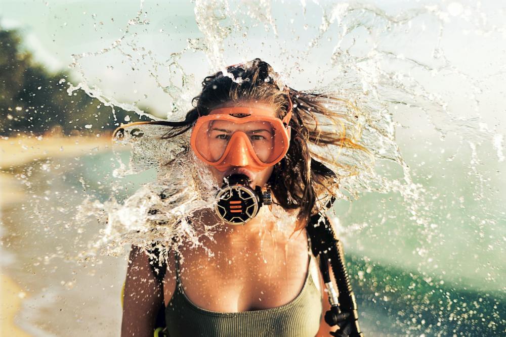 Tecline Diving Photoshoot